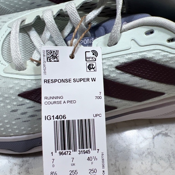 Adidas Women’s Response Super W Running Shoe Size 8.5US. New, With Tags. In Box - Picture 3 of 8